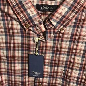 Men’s big and tall long sleeve shirt